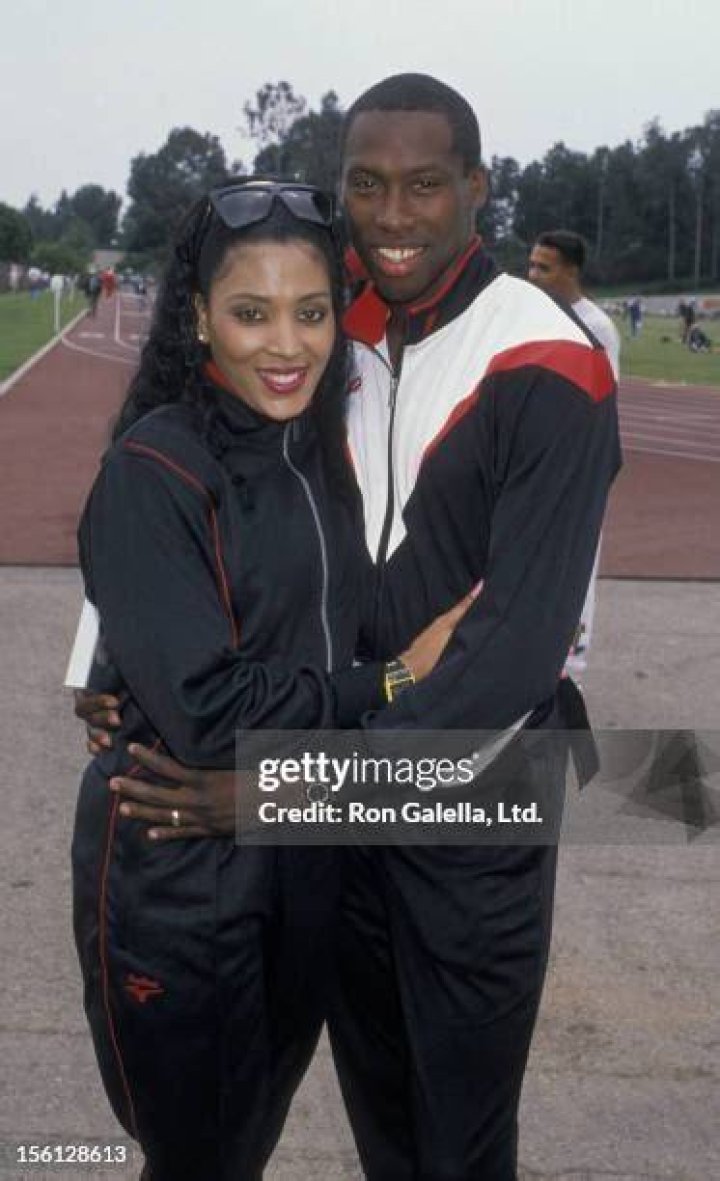 Al Joyner and Jackie Joyner Kersee at the 1984 US Olympic Track and