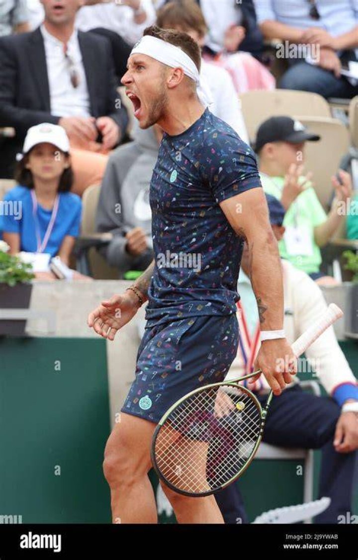 Alex Molcan of Slovakia during day 4 of the French Open 2022, a tennis