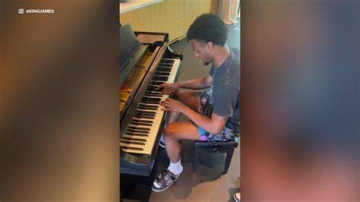 Bronny James plays piano, dines out in video, photos emerging days