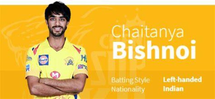 Chaitanya Bishnoi Biography, IPL 2020, Career, Age, Height, Family