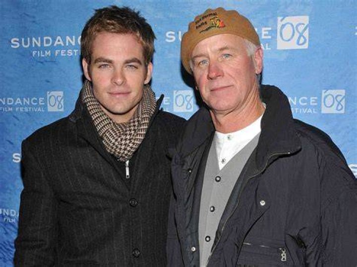 Chris Pine.....with his Father (from that 80's show, "Chips") Chris