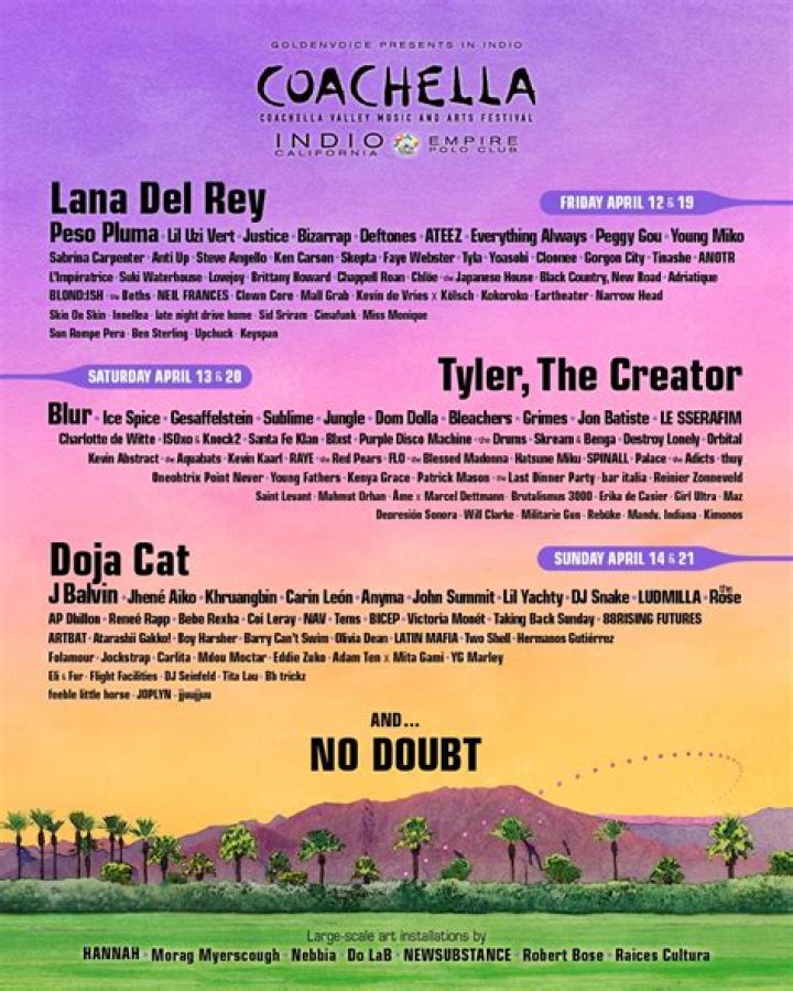 Coachella 2024 Music Festival Lineup, Tickets and Dates