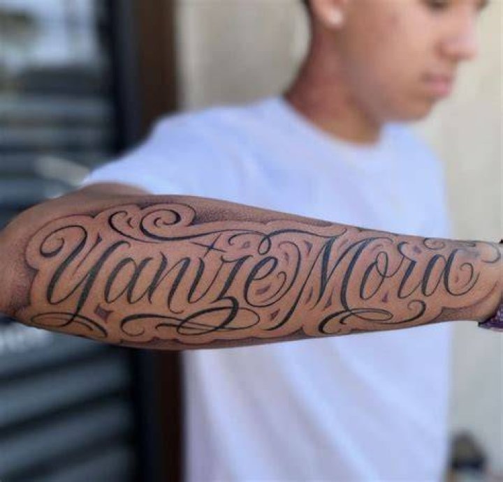 Custom Freehand Names Across the Stomach Tattoo [Video] Tattoo