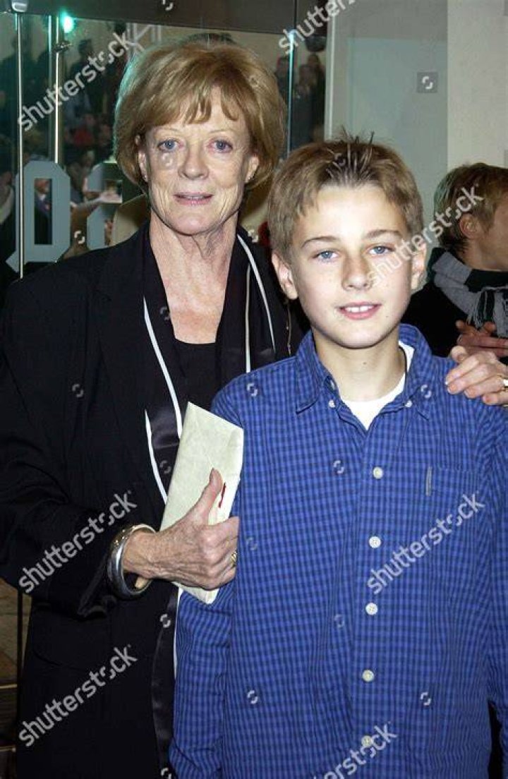 Dame Maggie Smith Her Grandson Editorial Stock Photo Stock Image