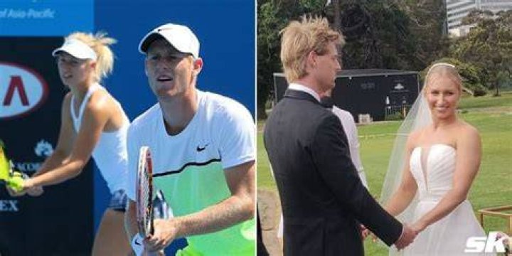 Daria Gavrilova, Luke Saville share first dance as husband and wife