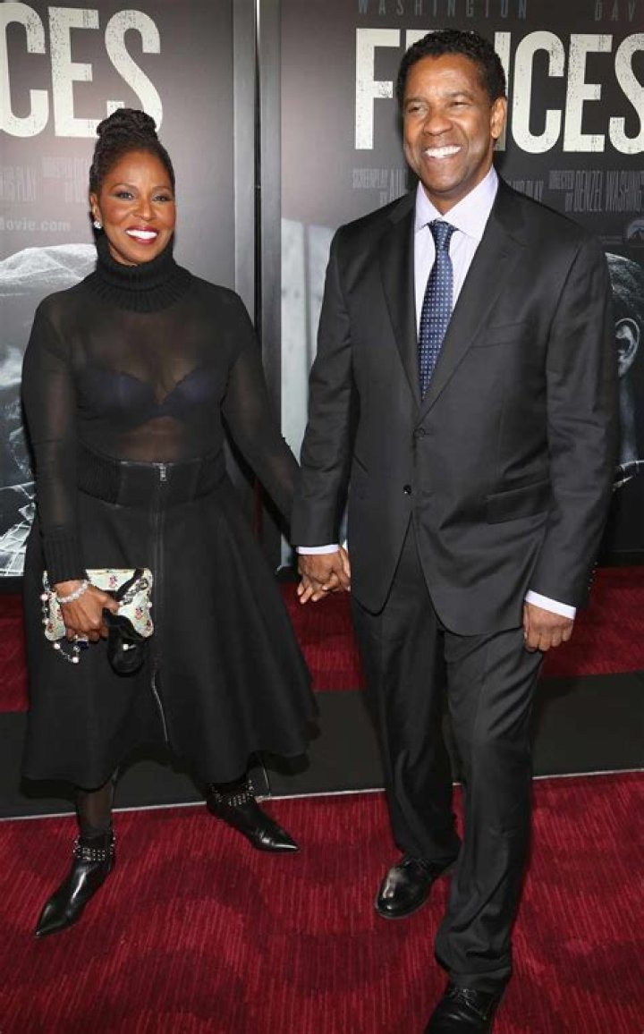 Denzel Washington and Wife at Fences Premiere in NYC POPSUGAR