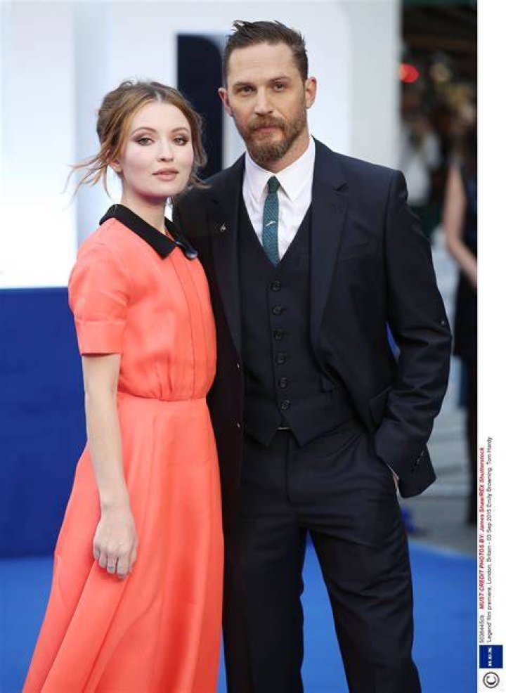 Emily Browning & Tom Hardy Look Happy to Shoot 'Legend' Night Scenes