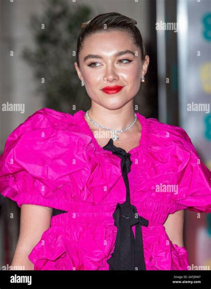 Florence Pugh Attends 2020 EE British Academy Film Awards at Royal