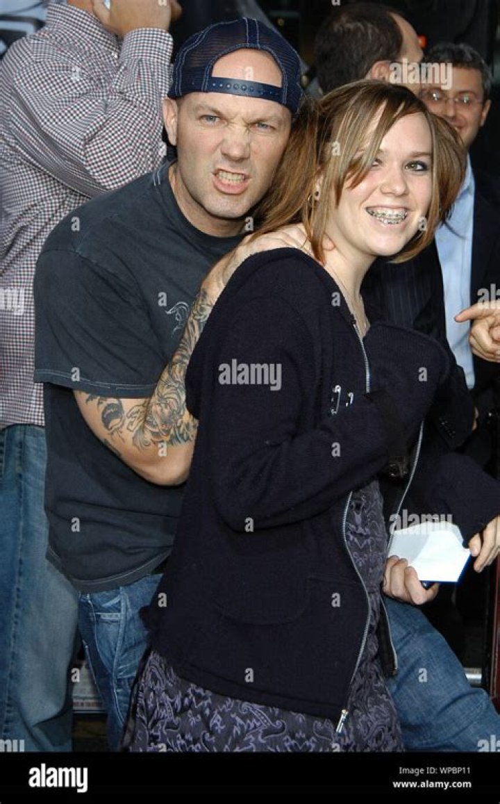 Fred Durst et sa fille Adriana lors de la premi&egrave;re mondiale de 'Les