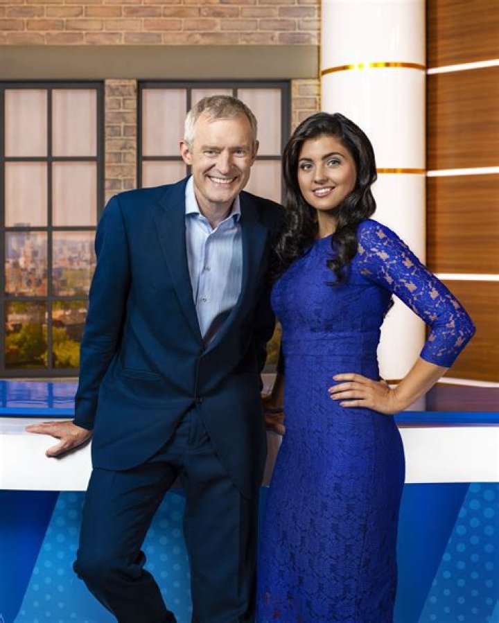 Jeremy Vine presenter Storm Huntley and LaFontaines singer Kerr Okan
