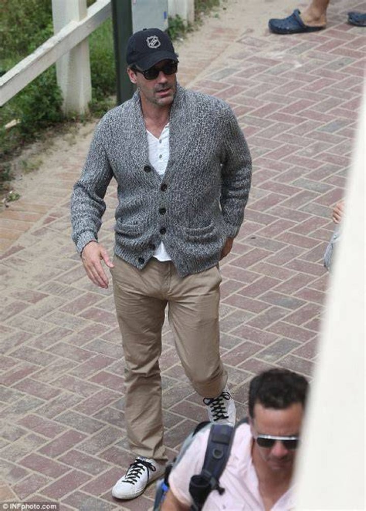 Jon Hamm Shows Off His Grey Hair While Out In Los Angeles See Pic