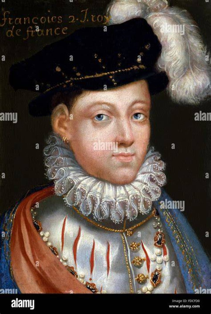 King Francis II 15441560 King of France,consort of Queen Mary of