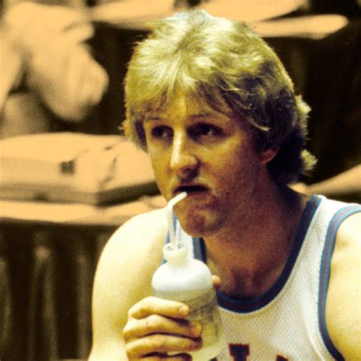 Larry Bird first practiced shooting while helping his mom with the