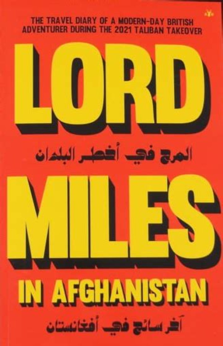 Lord Miles Flees Taliban, Publishes Memoir at White Nationalist Press