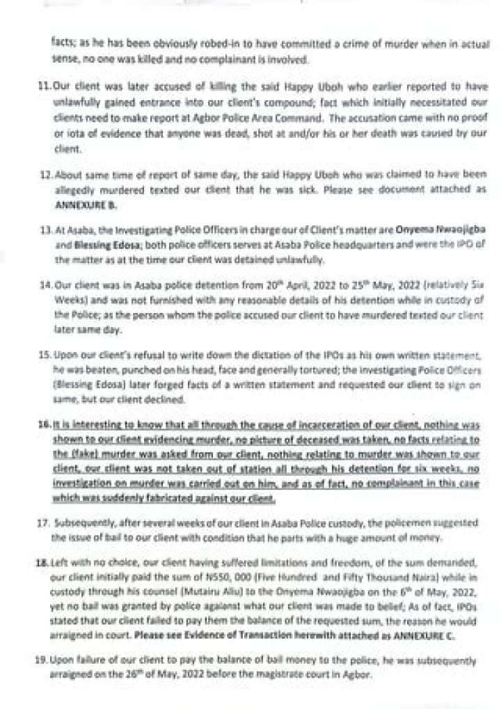 Mohbad’s petition to police against Sam Larry, others surfaces online
