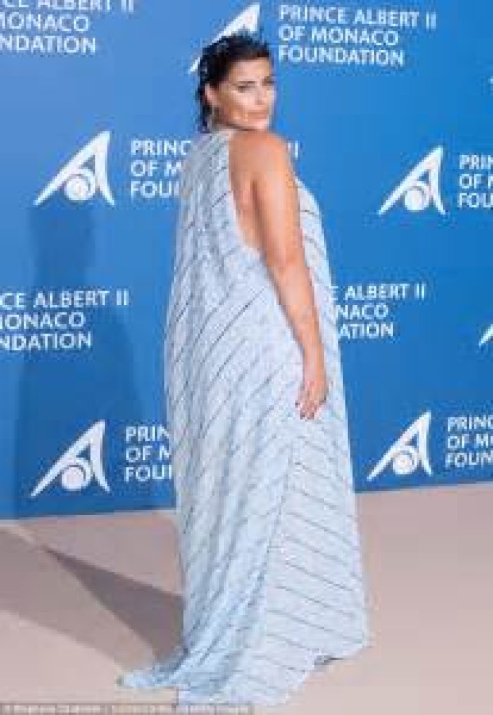 Nelly Furtado dons blue tent dress at Monte Carlo gala Daily Mail Online