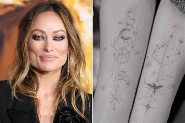 Olivia Wilde has tattoos on her arms for her children "running out of