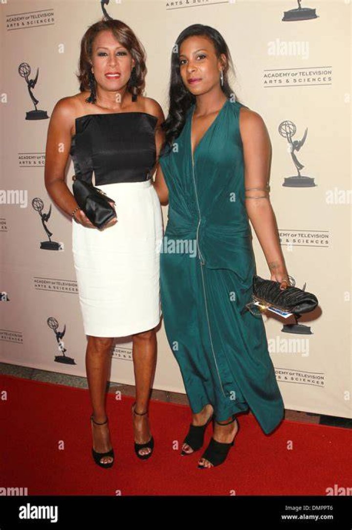 Pat Harvey and daughter Michelle Harvey Academy of Television Arts