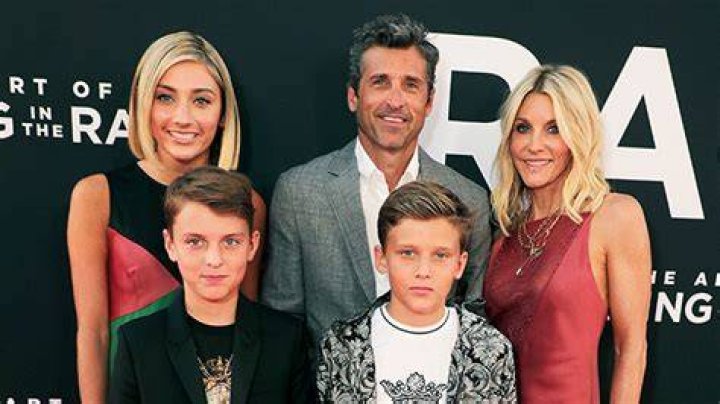 Patrick Dempsey Poses For Rare Family Photo With Daughter & Twins