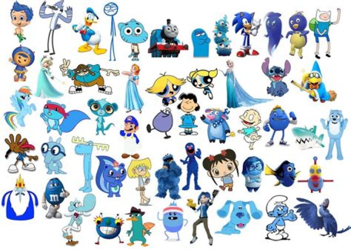 Pin by maga suevo on Dibujos Blue cartoon character, Cartoon art