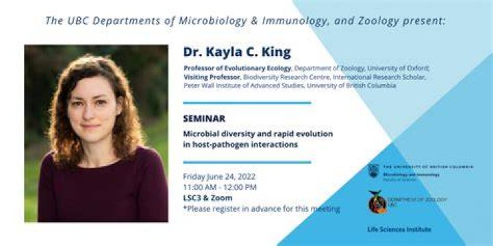 Professor Kayla King Department of Biology