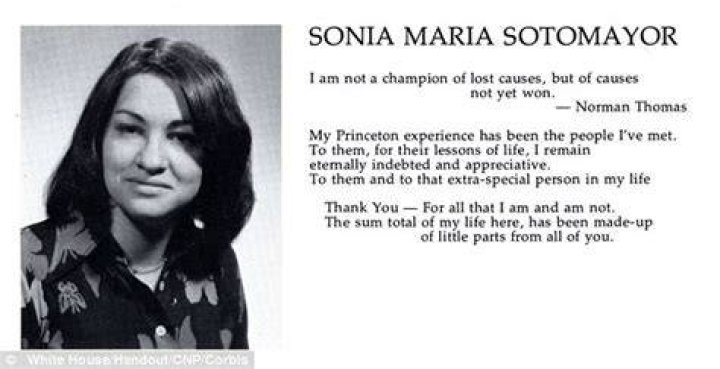 Sotomayor Rejected Quaaludes on Wedding Night NYMag