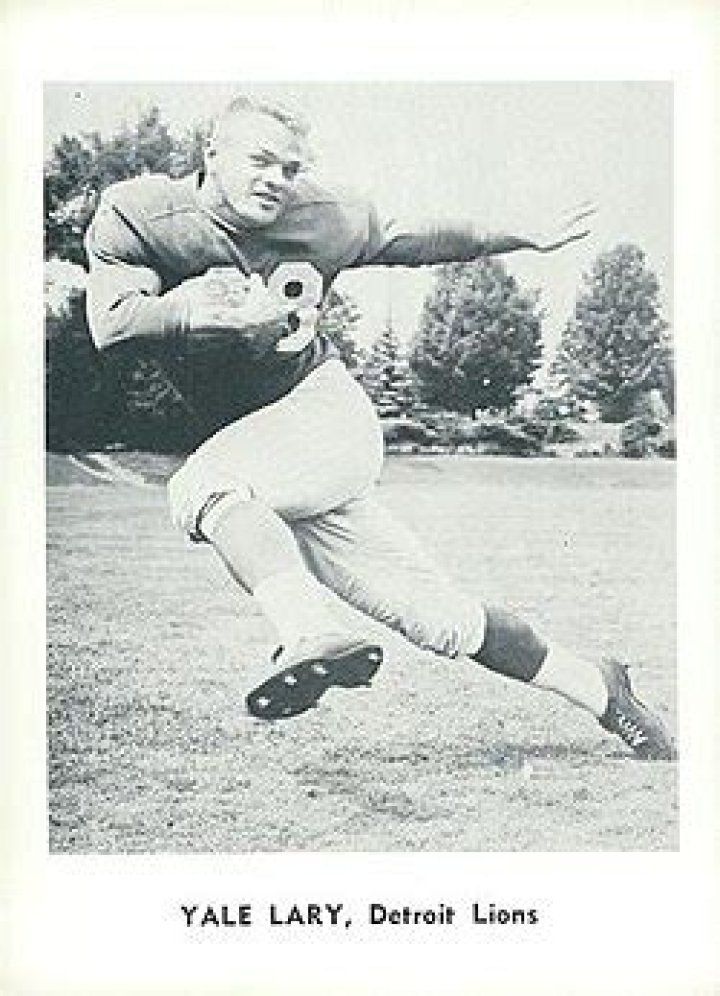 Yale Lary, a Force on the Detroit Lions&rsquo; TitleWinning Teams of the