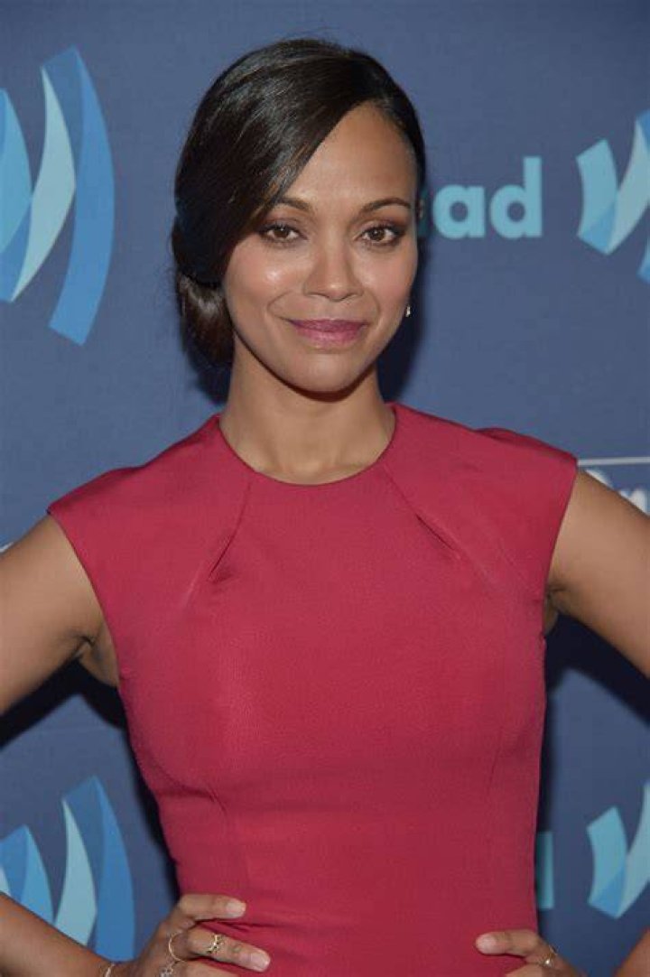 ZOE SALDANA at 2015 Glaad Media Awards in Beverly Hills HawtCelebs